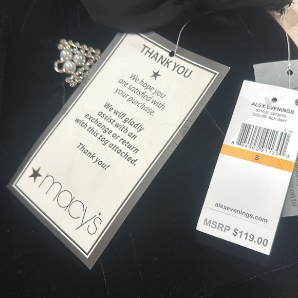 Alex Evenings gorgeous blouse new with tags.  Super elegant and classy. - Picture 7 of 11